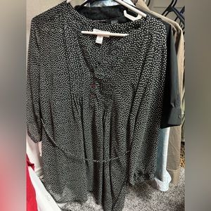 Motherhood maternity tunic top black